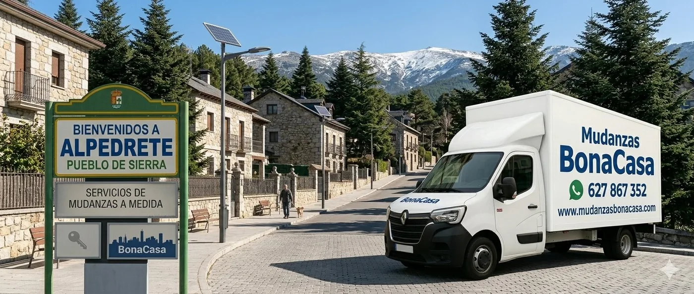 Vista de Alpedrete en la sierra noroeste de Madrid